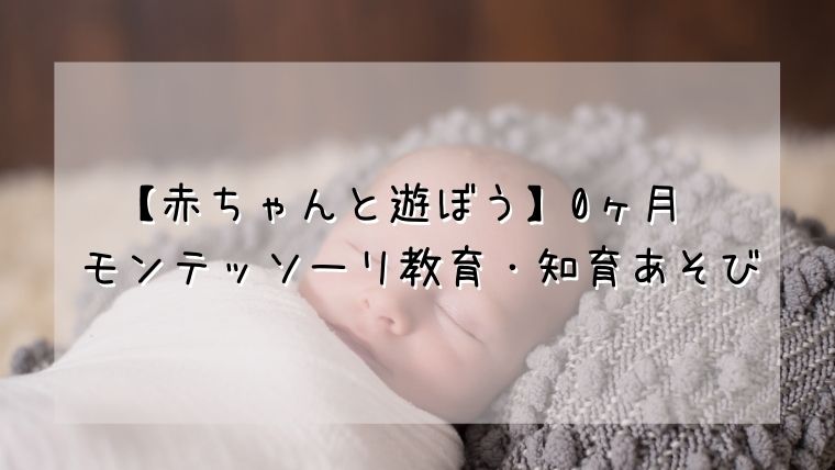 赤ちゃんと遊ぼう 0ヶ月 のおうちモンテッソーリと知育あそび よちよちいく